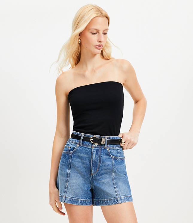 トップス tope tubetop Sculpted Tube Top - Shop Online at BEIGE | BROWN