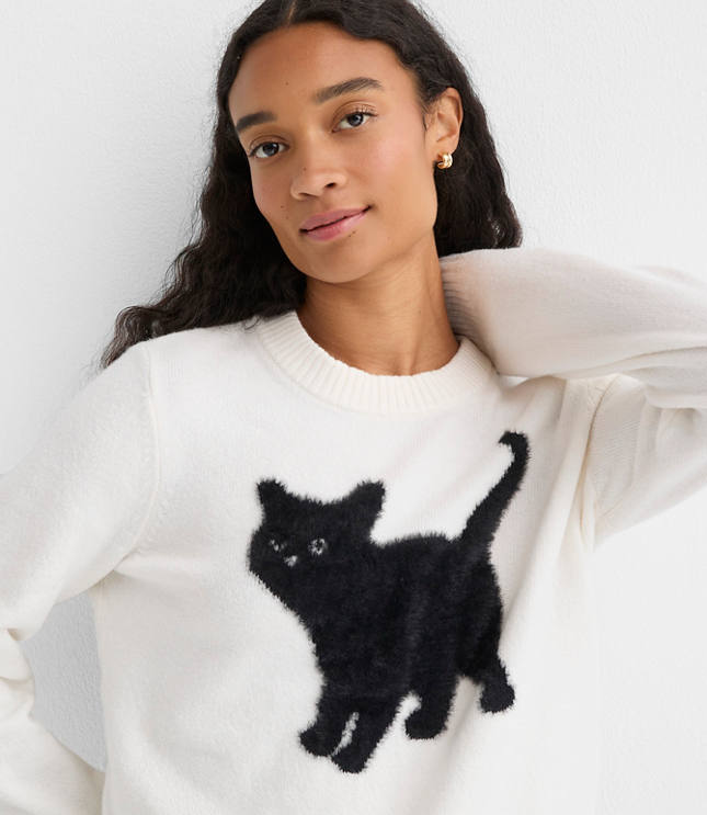 Black Cat Sweater