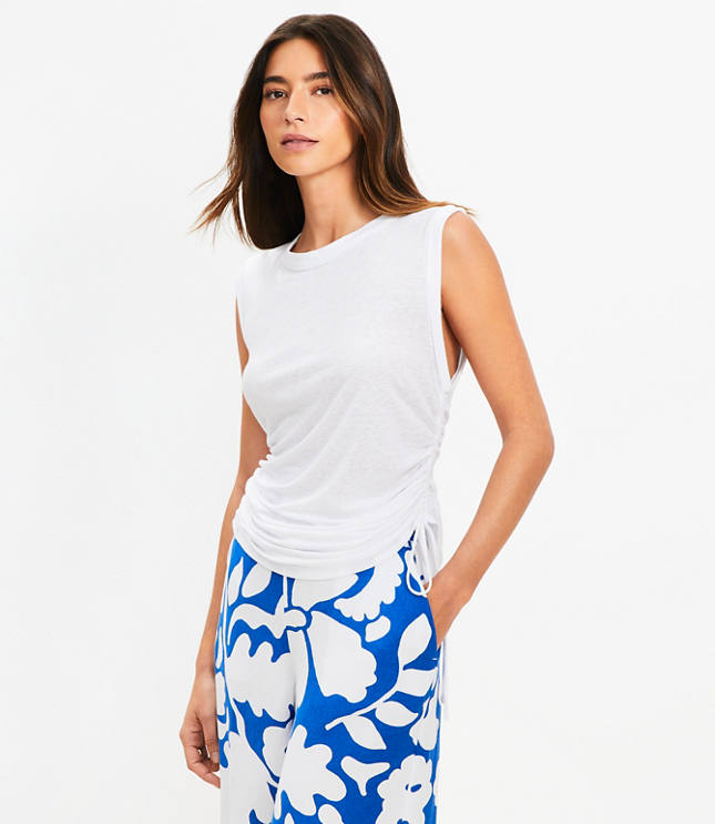 Sleeveless Linen Tops | Loft