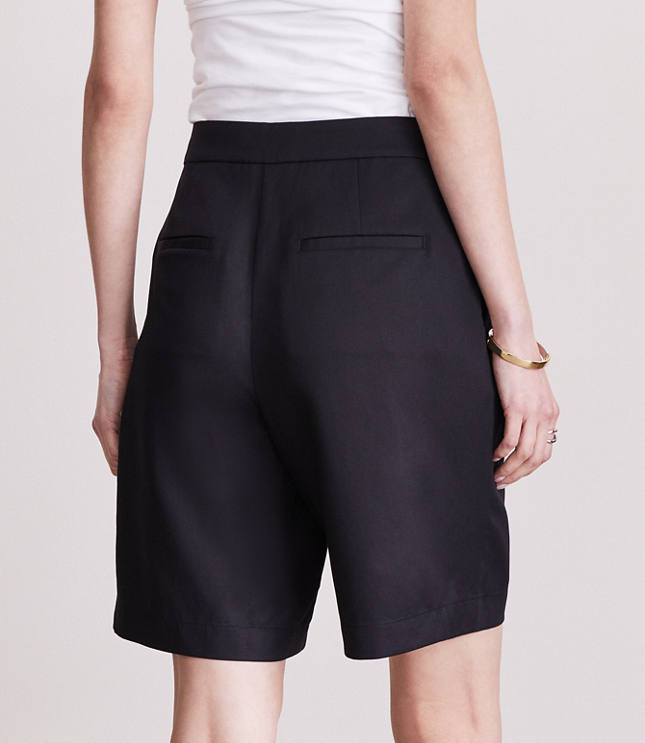 Petite LOFT Versa Pure Spun Bermuda Shorts