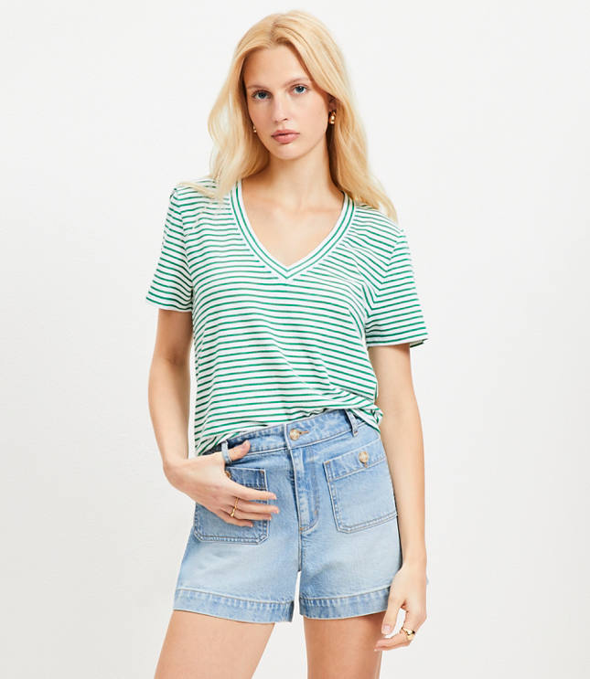 【Raucohouse】Javel stripe loose tee Raucohouse
