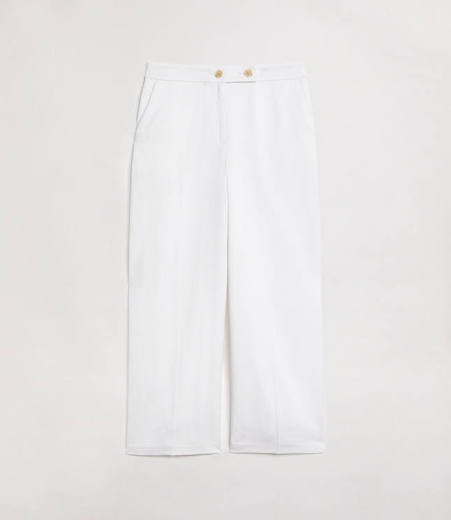 Petite LOFT Versa Pure Spun Cropped Stovepipe Pants