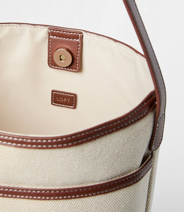 Canvas Bucket Tote