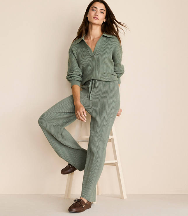 Comfy Ribbed Pants | Loft