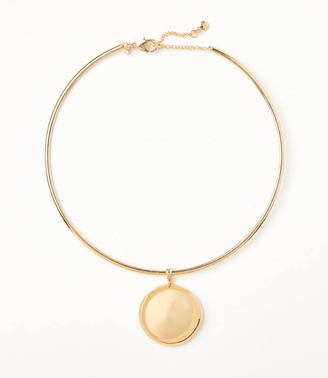Modern Circle Collar Necklace