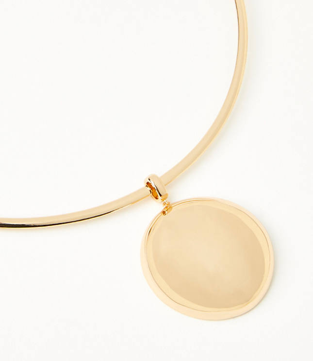 Modern Circle Collar Necklace