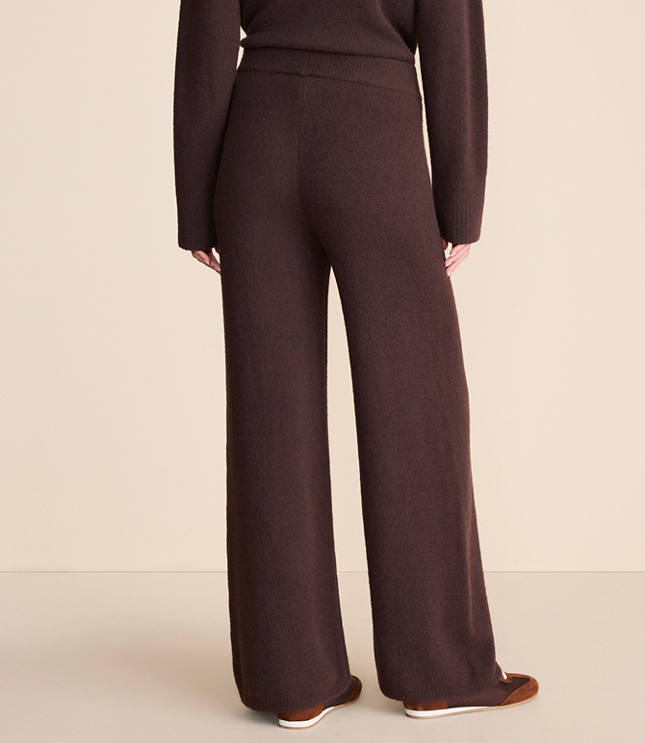 Lou & Grey Fuzzy Wide Leg Sweater Pants