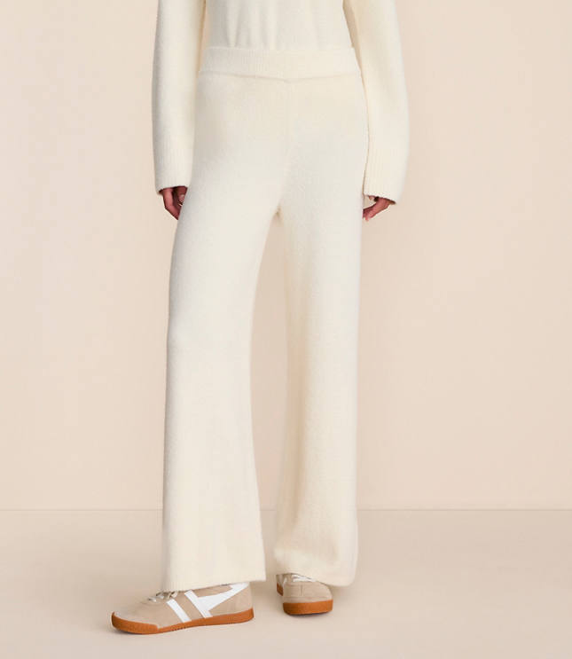 Lou & Grey Fuzzy Flare Sweater Pants