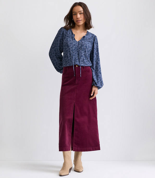 【BAON】Necoco banding corduroy pintuck long skirt BAON】Necoco banding corduroy pintuck long skirt
