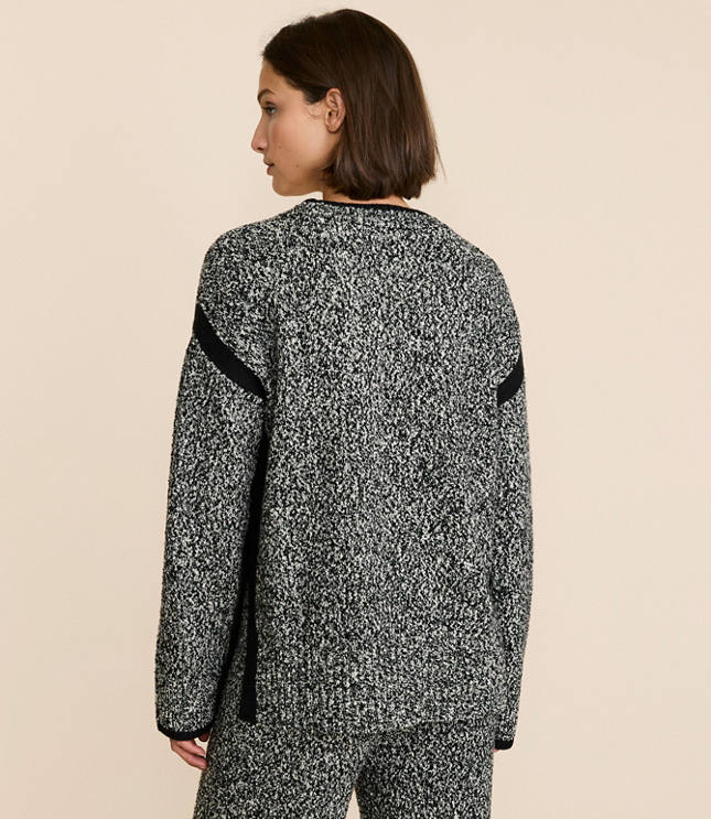 Lou & Grey Colorblock Wide Sleeve Sweater