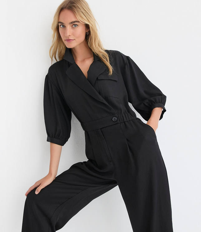 Lapel Jumpsuit