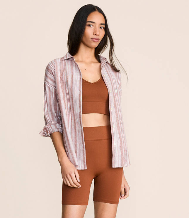 Lou & Grey Seamless Bike Shorts - Spiced Cocoa