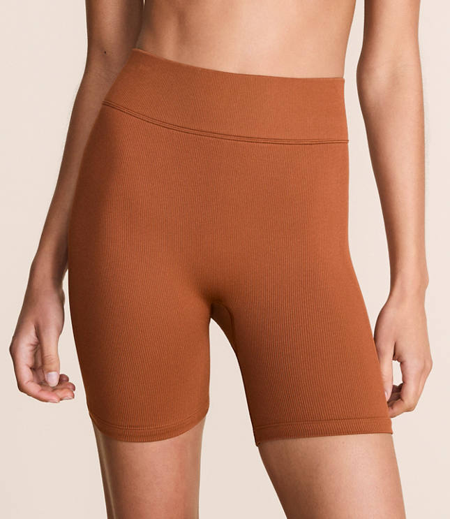 Lou & Grey Seamless Bike Shorts - Spiced Cocoa