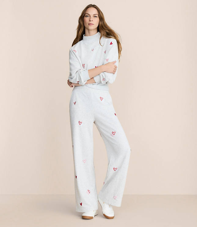 Lou & Grey Heart Cozy Cotton Wide Leg Pants