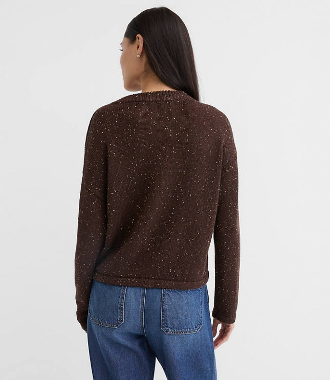 Sequin Sweater Jacket