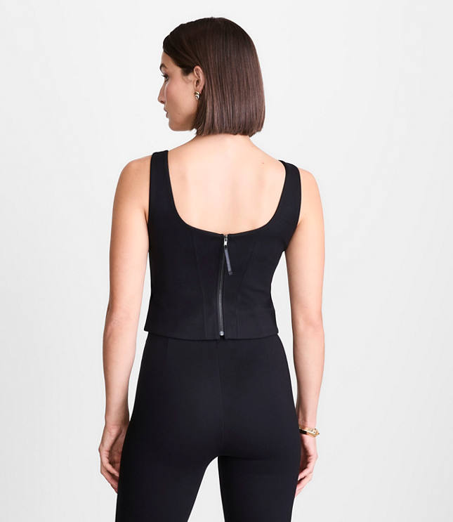 LOFT Versa Ponte Bustier Top