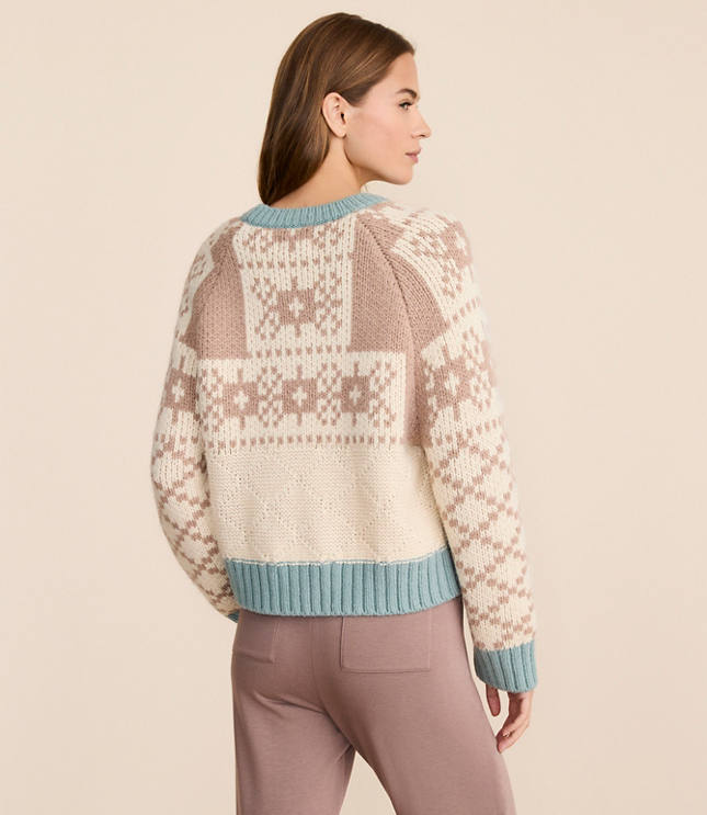 Lou & Grey Geo Fair Isle Sweater