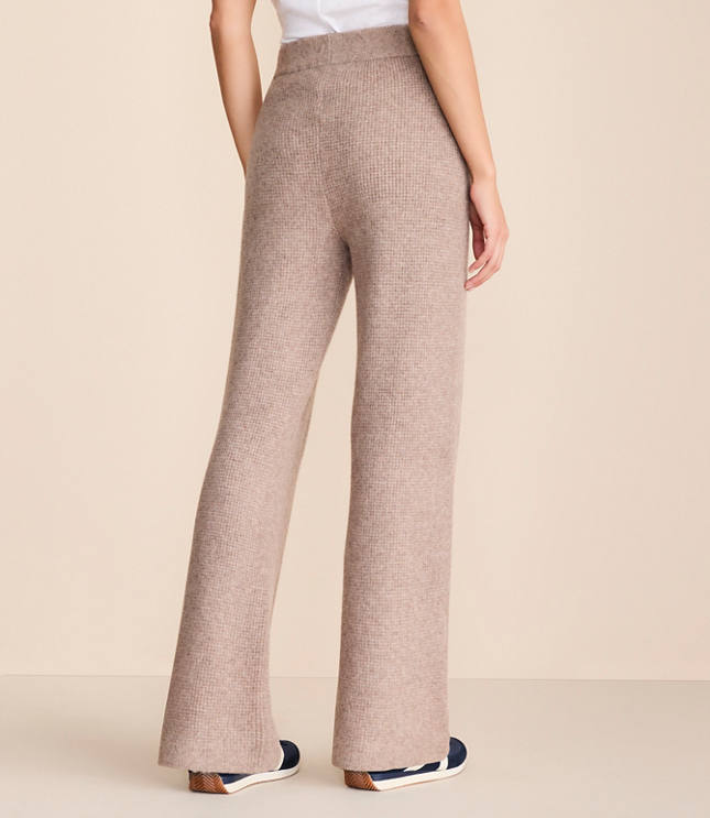 Petite Lou & Grey Heathered Upstate Waffle Wide Leg Pants