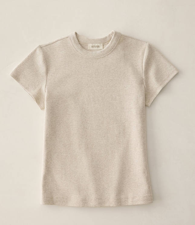 Haven Well Within Essential Organic Cotton Crew Neck Tee