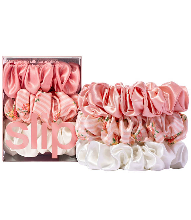Slip Silk Petal Large Scrunchie Set