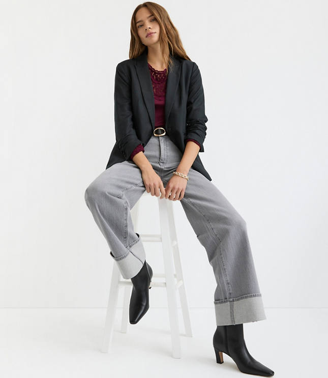 Lace Mixed Media Top