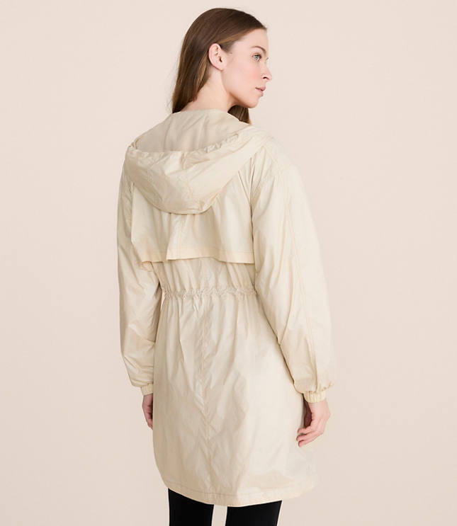 Lou & Grey Water Repellent Long Windbreaker