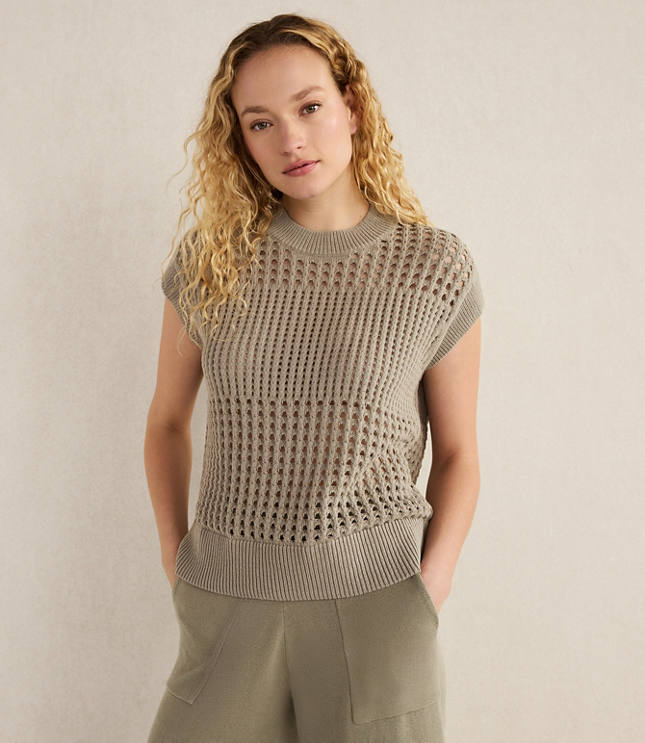 Cotton Crewneck Sweaters | Loft