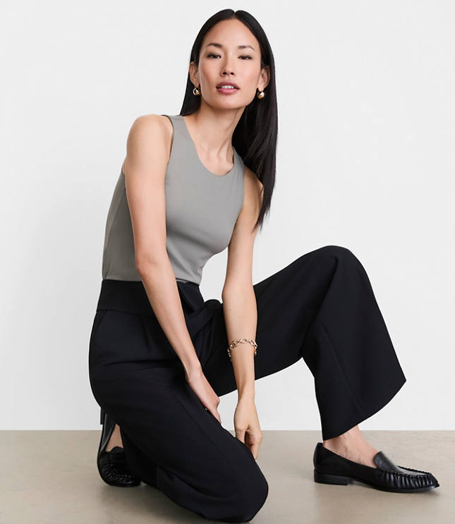 LOFT Versa 360 Knit Halter Tank Top