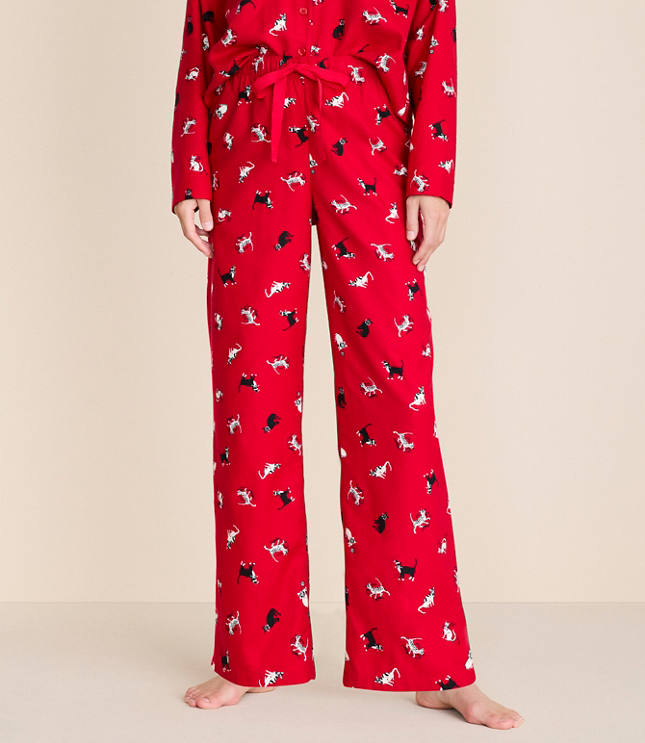 Holiday Kitten Pajama Pants