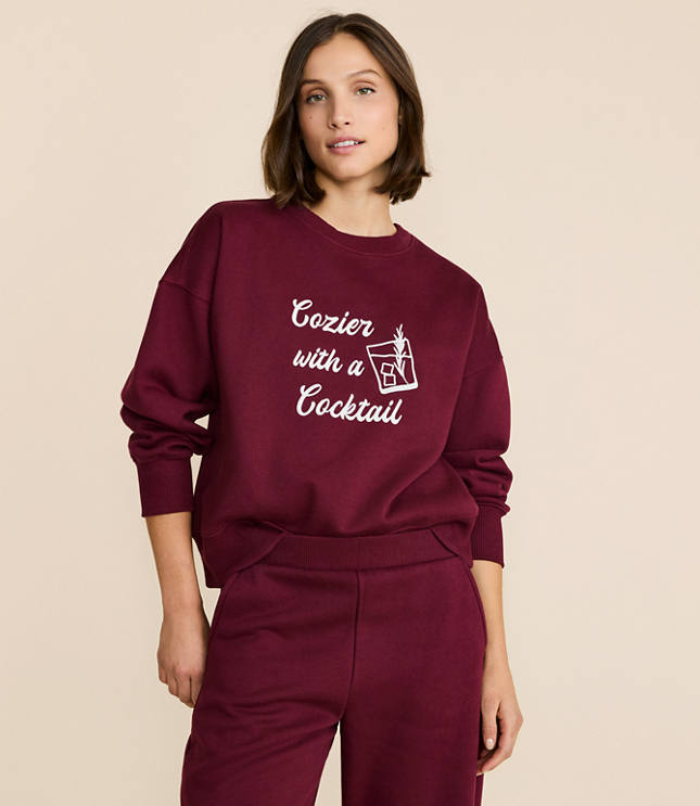 Petite Lou & Grey Cocktail Elite Fleece Sweatshirt