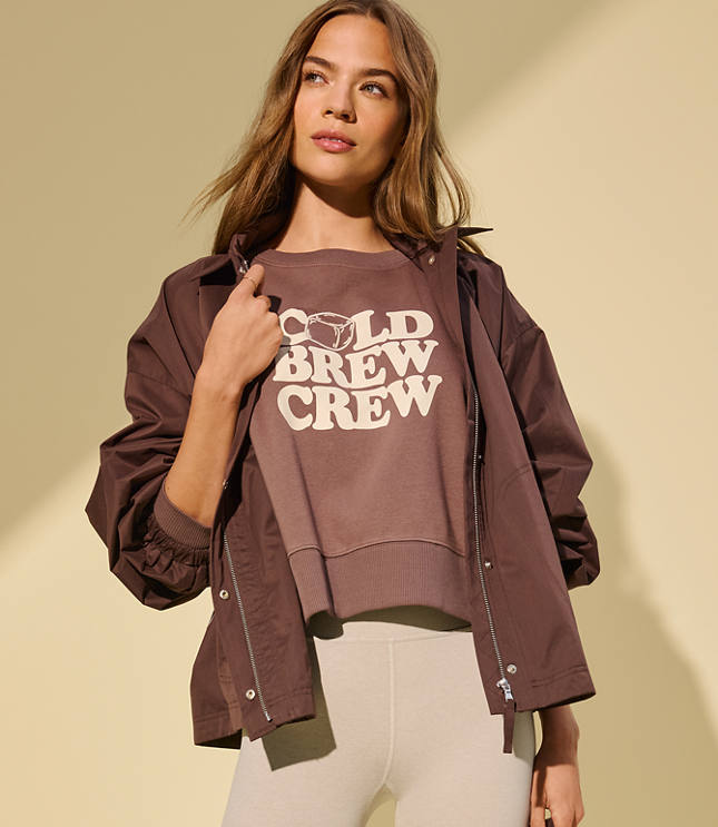 Lou & Grey Peached Dolman Anorak
