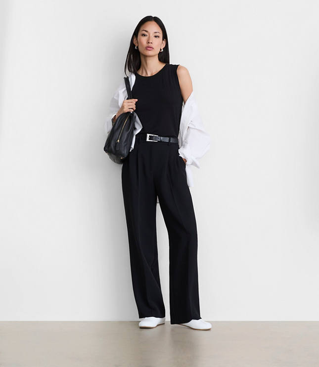 LOFT Versa Sweater Knit Relaxed Tank Top