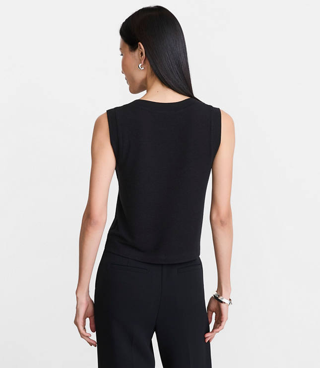 LOFT Versa Sweater Knit Relaxed Tank Top