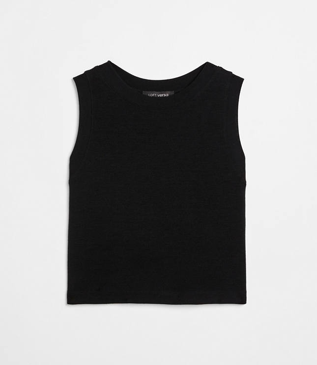LOFT Versa Sweater Knit Relaxed Tank Top