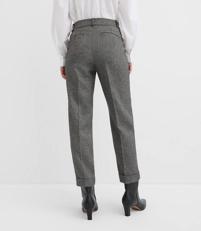 Cuffed Riviera Slim Pants in Twill