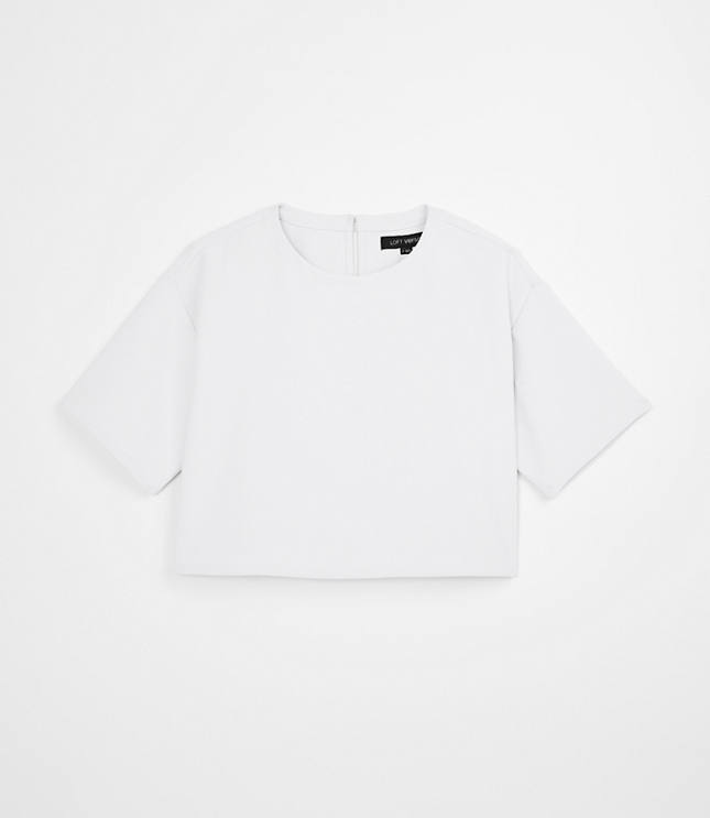 LOFT Versa Crepe Drape Relaxed Tee