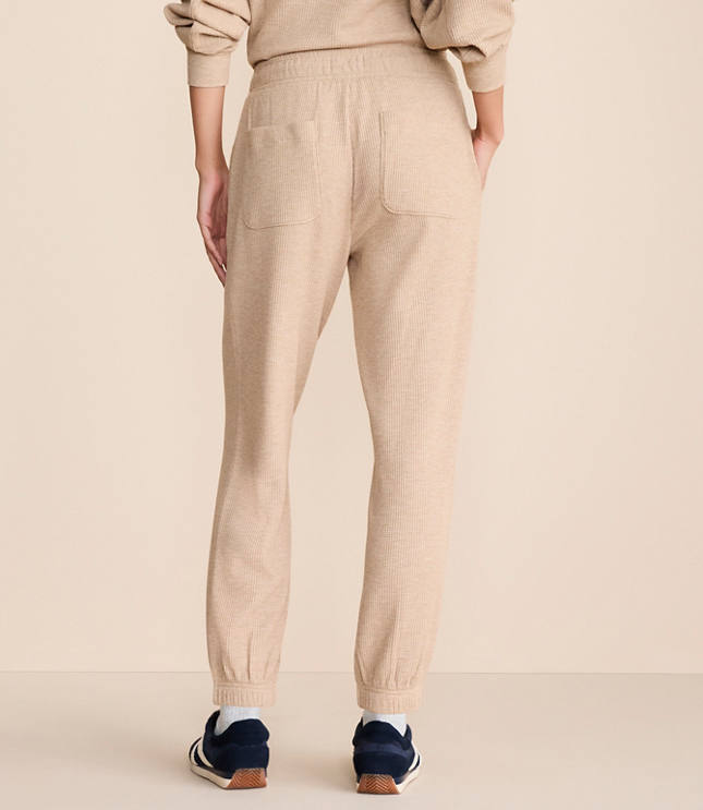 Lou & Grey Heathered Upstate Waffle Joggers