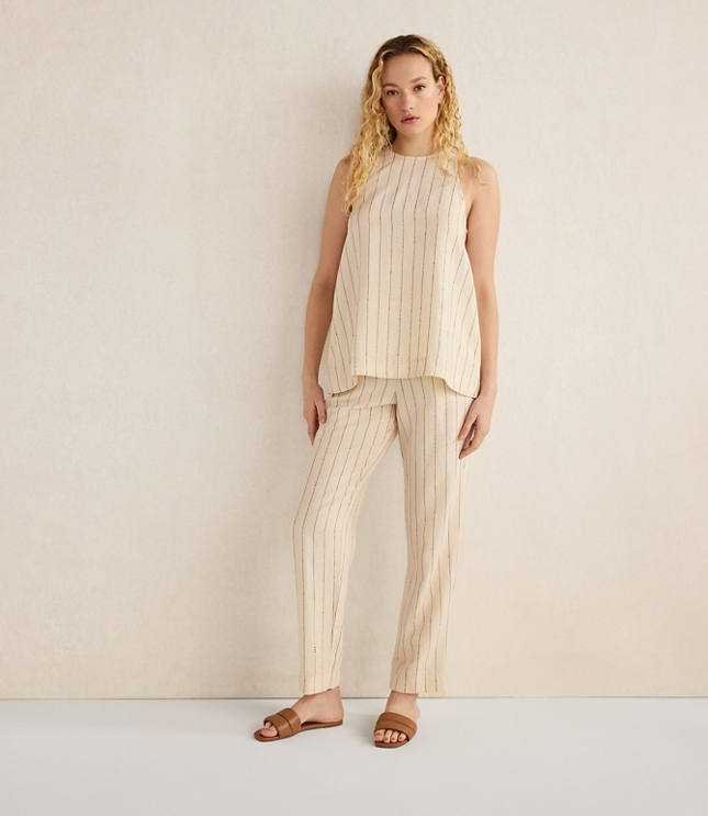 Haven Well Within Linen Blend Dobby Stripe Pants