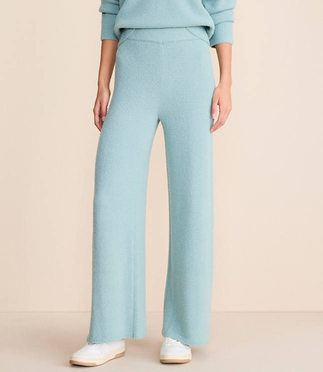 Petite Lou & Grey Fuzzy Flare Sweater Pants