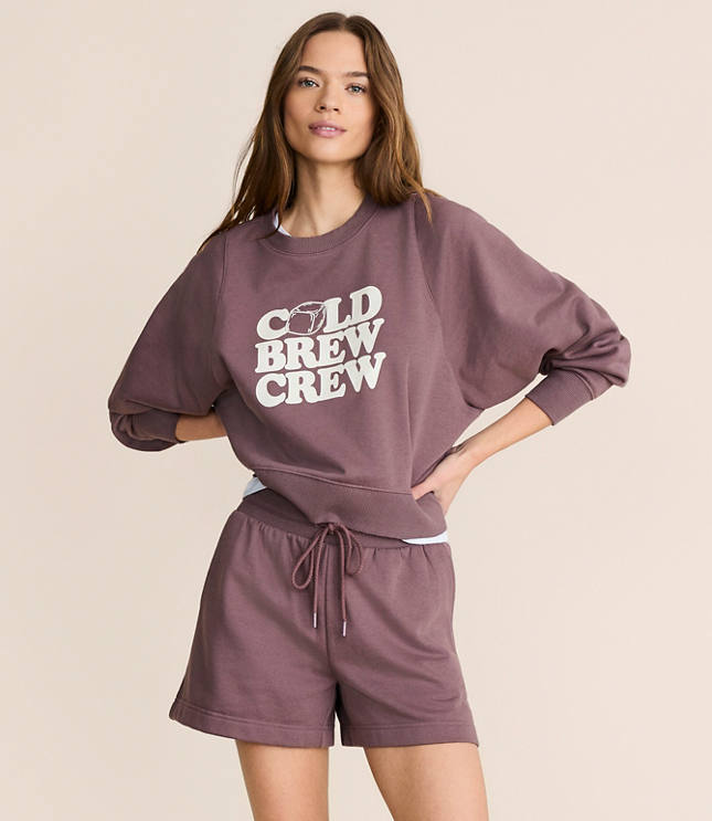 Lou & Grey Elite Fleece Drawstring Shorts
