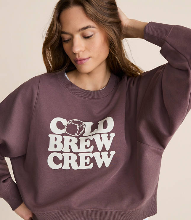 Lou & Grey Cold Brew Crew Elite Fleece Sweatshirt