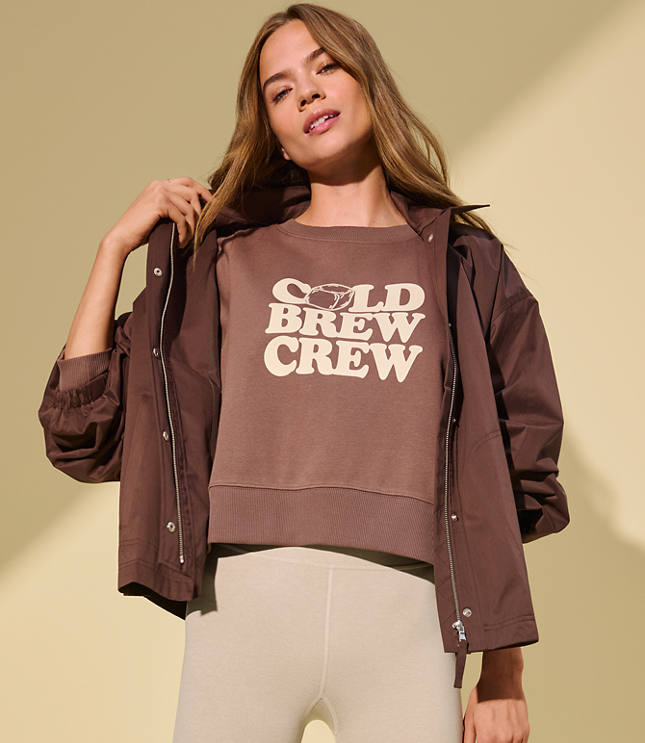 Lou & Grey Cold Brew Crew Elite Fleece Sweatshirt