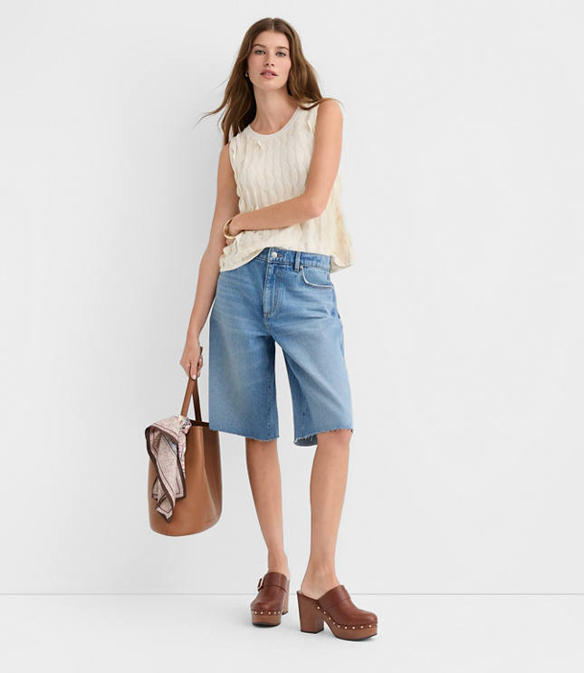 Scalloped Sweater Shell