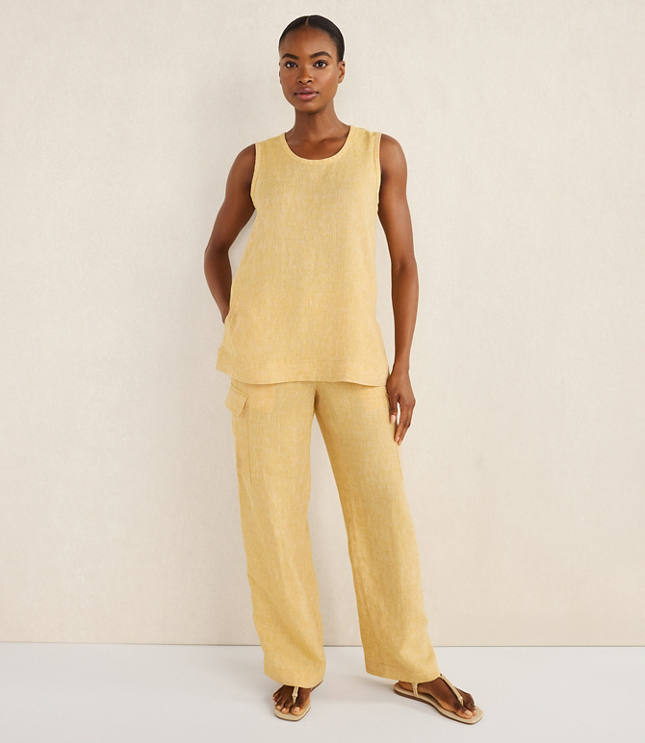 Haven Well Within Linen Cargo Pants carousel Product Image 2