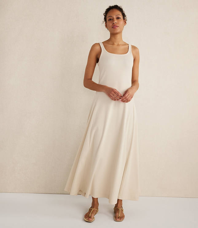 Loft Haven Well Within Organic Cotton Rib Knit Maxi Dress