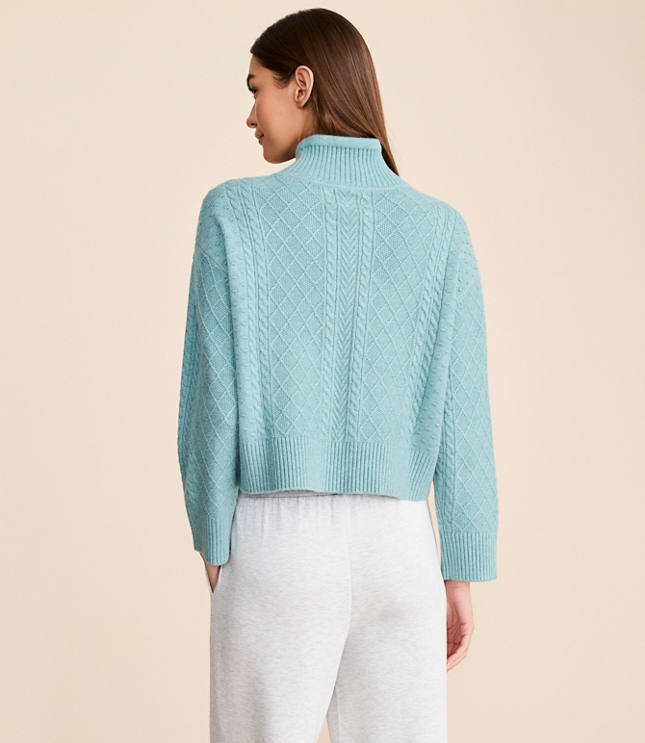 Petite Lou & Grey Bobble Drawstring Neck Sweater