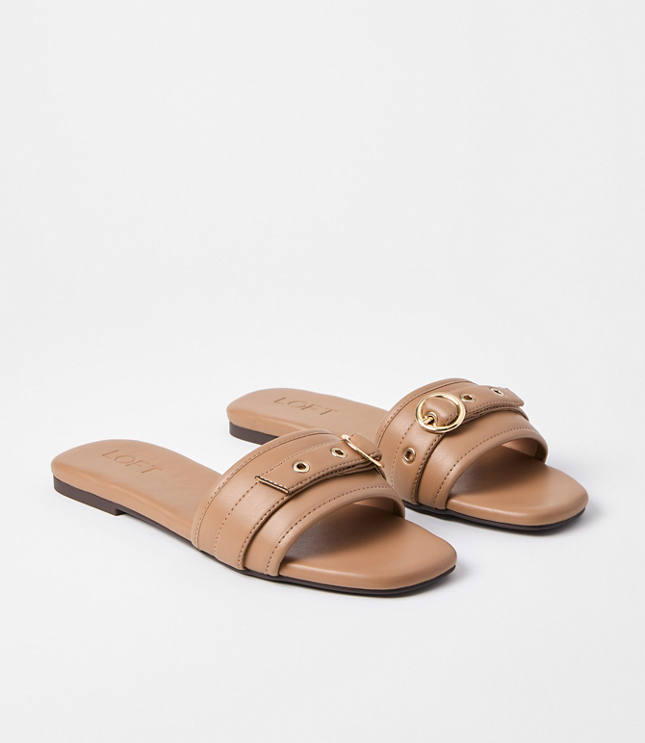 Buckle Slide Sandals