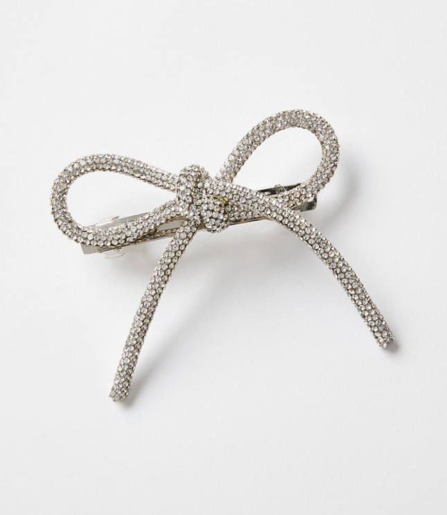 Crystal Bow Barrette