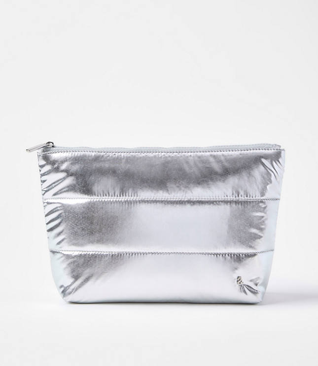 Lou & Grey Metallic Quilted Pouch