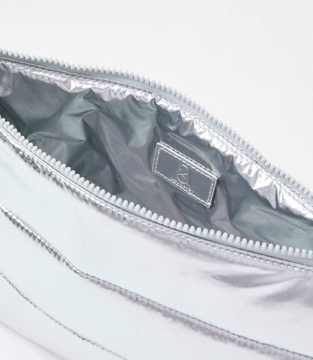 Lou & Grey Metallic Quilted Pouch